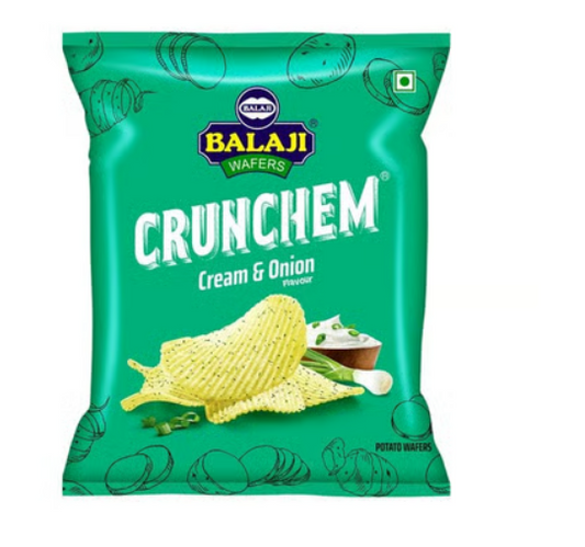 Balaji Crunchem Cream & Onion Wafers