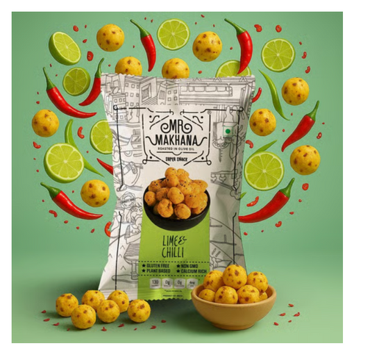 Mr. Makhana Lime & Chilli Flavoured Makhana